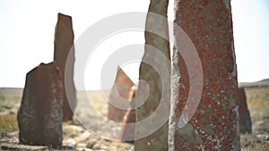 Tombstones And Obelisks in The Prehistoric Cemetery