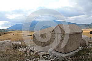 Tombstones on a plateau Dugo Polje photo