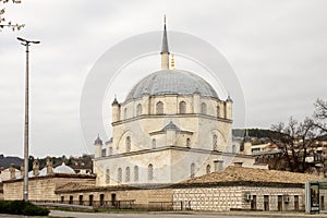 Tombul mosque in Shumen, Bulgaria. Sherif Halil Pasha Mosque. Built in 1744, is one of the largest on the Balkan
