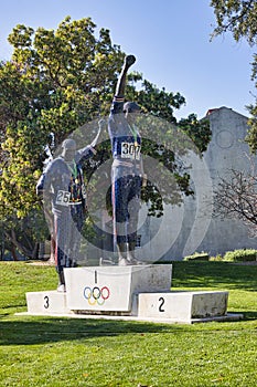 Tommie Smith and John Carlos Statue at San Jose State University