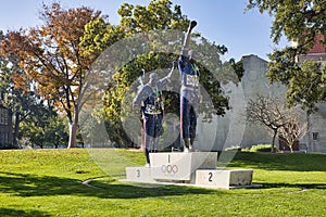 Tommie Smith and John Carlos Statue at San Jose State University