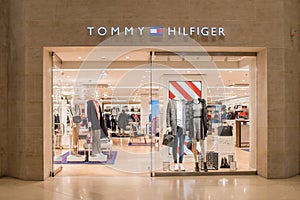 Tommy hilfiger Store in Paris, France,