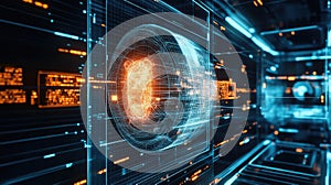 tomography data stream from ct scanner