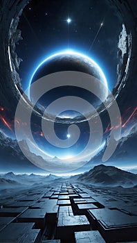 Tomorrow's Odyssey Beyond: QuantumQuotient's DataEclipse. AI generate