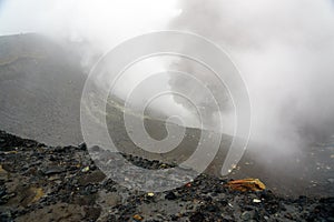 Tompaluan crater Lokon-Empung volcano