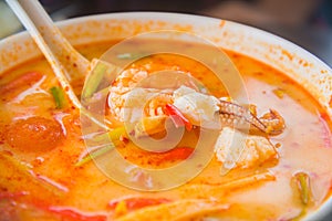 Tomyumkung spicy shrimp curry