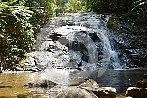 Ton Chongfa waterfall. Khao Lak - Lam Ru national park. Phang Nga province. Thailand