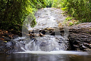Ton Phrai Waterfall in Phang-nga Thailand