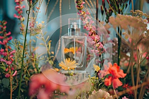 Tonal contrasts in perfume reveal powdery luxury, enriching visual sense with expensive eau de parfum highlights