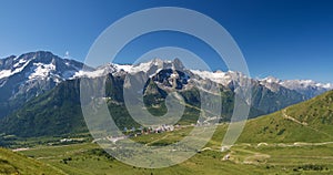 Tonale pass, panorama photo