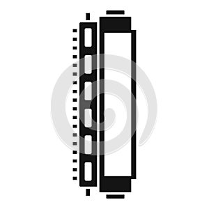 Toner cartridge icon, simple style