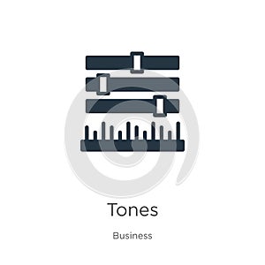 Tones icon vector. Trendy flat tones icon from business collection isolated on white background. Vector illustration can be used