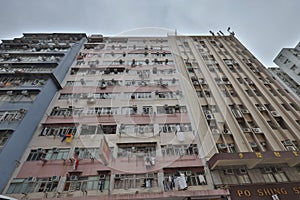 tong lau at Castle Peak Road , Cheung Sha Wan  13 Nov 2020