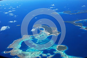 Tonga from the air photo