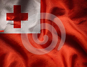 Tonga Flag. The National Flag of Tonga