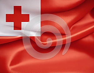 Tonga Flag. The National Flag of Tonga