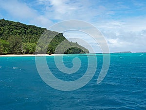 Tonga Island shoreline
