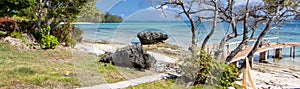 Tonga Polynesia Paradise Crystal Water Poster Panorama