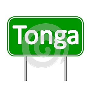 Tonga road sign.