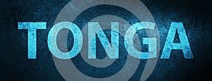 Tonga special blue banner background
