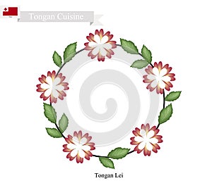 Tongan Lei or Tonga Heilala Flowers Garland photo