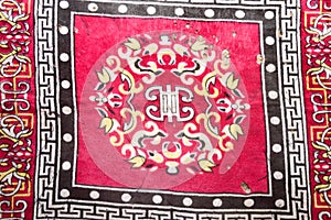 Tongan patterns Wedding motif on Tapa cloth Abstracts backgrounds. Tapa cloth usually form a grid of squares each of which