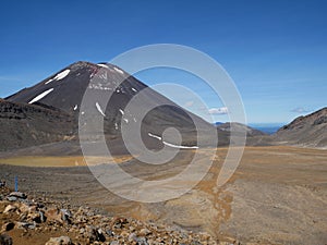 Tongariro Alpine crossing at Lake Taupo, New Zealand