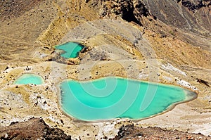 Tongariro Emerald lakes, New Zealand