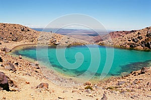 Tongariro lakes, New Zealand