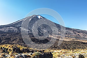 Tongariro mountain. Tongariro National Park. North Island. New Zealand