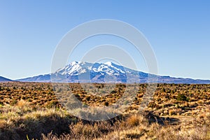 Tongariro National Park. Tongariro mountain. North Island. New Zealand