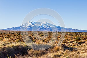 Tongariro National Park. Valley of Three Volcanoes. North Island. New Zealand