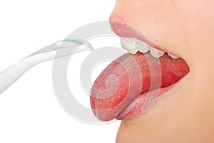 Tongue hygiene photo