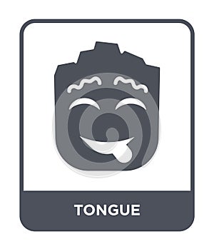 tongue icon in trendy design style. tongue icon isolated on white background. tongue vector icon simple and modern flat symbol for