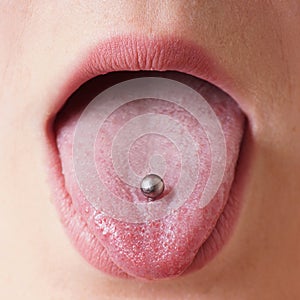 Tongue piercing