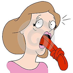 Tongue Tied Girl