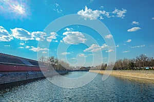 Tongzi River Surround.Forbidden Palace with Beautiful nature at Beijing