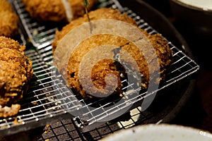 Tonkatsu, Japanese deep fried pork cutlet, crunchy and delici