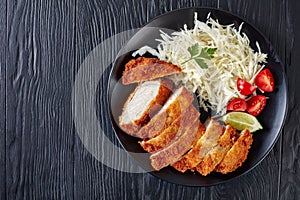 Tonkatsu - panko breaded deep fried pork cutlet