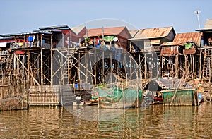 Tonle Sap fishing village