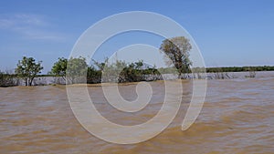 Tonle Sap river in Cambodia