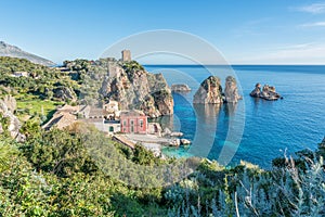 Tonnara di Scopello in Western Sicily, Italy