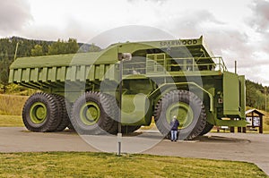 Giant Titan mining haul truck