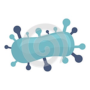 Tonsillitis bacteria icon cartoon vector. Hygiene inflammation