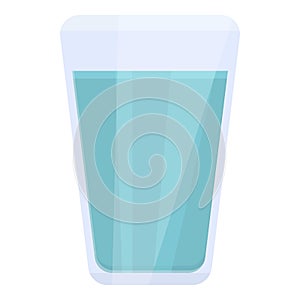 Tonsillitis medical glass icon cartoon vector. Cough health