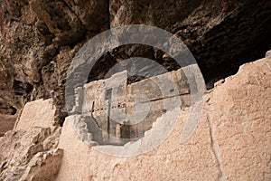 Tonto cliff dwelling in arizona photo