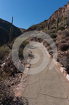 Tonto National Monument Trail in Arizona.