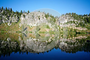 Tony Grove Lake in the Bear River Range of Utah photo