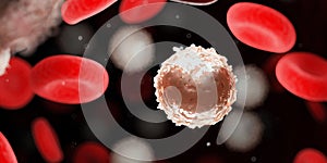 too many white blood cells due to leukemia