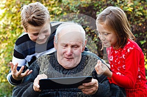 Too old to use a tablet?